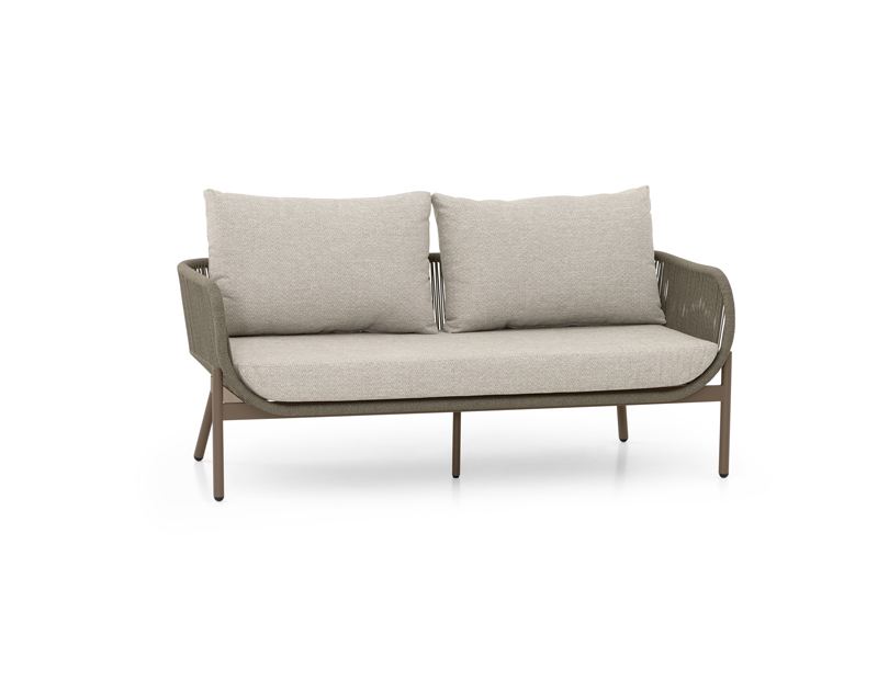 Alu-Lounge 2er Sofa Florenz – Bild 2